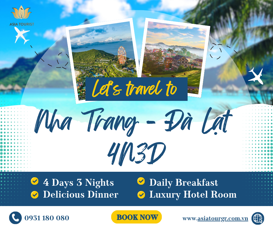 Nha Trang - Đà Lạt 4 ngày 3 đêm