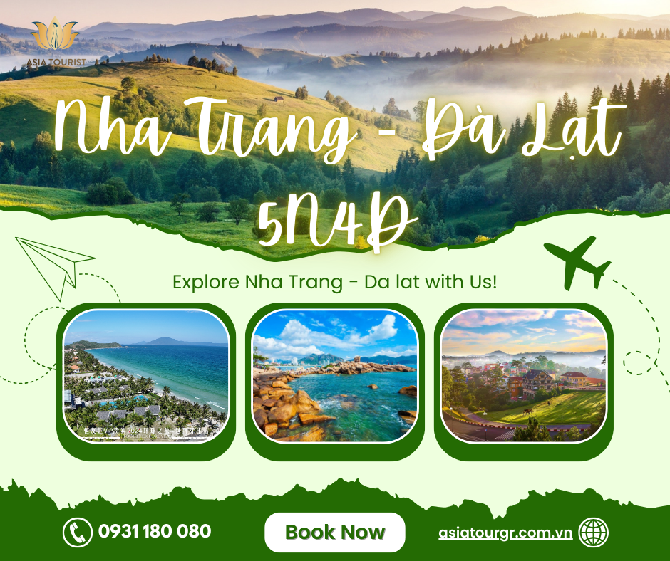 Nha Trang - Đà Lạt 5 ngày 4 đêm